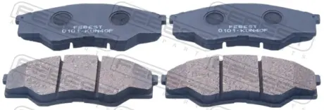 Комплект тормозных колодок, дисковый тормоз FEBEST 0101KUN40F
