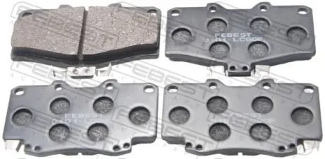 Комплект тормозных колодок, дисковый тормоз FEBEST 0101LC90F