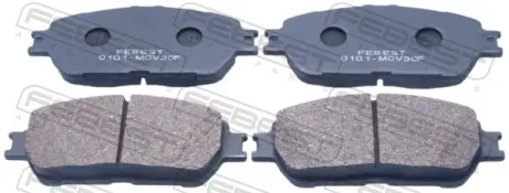 Комплект тормозных колодок, дисковый тормоз FEBEST 0101MCV30F