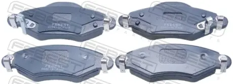 Комплект тормозных колодок, дисковый тормоз FEBEST 0101SCP10F