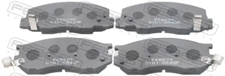 Комплект тормозных колодок, дисковый тормоз FEBEST 0101SR40F