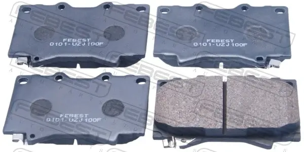 Комплект тормозных колодок, дисковый тормоз FEBEST 0101UZJ100F (фото 1)