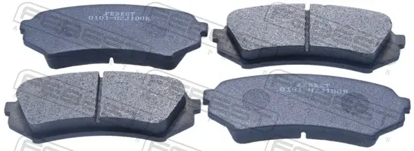 Комплект тормозных колодок, дисковый тормоз FEBEST 0101UZJ100R (фото 1)