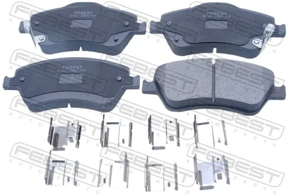 Комплект тормозных колодок, дисковый тормоз FEBEST 0101ZRE150F (фото 1)