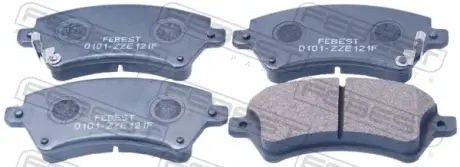 Комплект тормозных колодок, дисковый тормоз FEBEST 0101ZZE121F