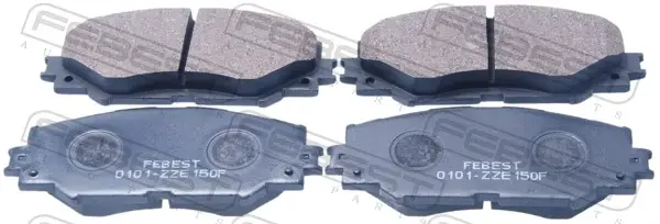 Комплект тормозных колодок, дисковый тормоз FEBEST 0101ZZE150F (фото 1)
