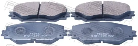 Комплект тормозных колодок, дисковый тормоз FEBEST 0101ZZE150F