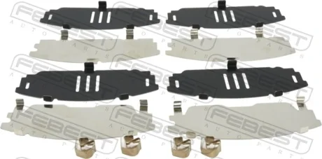 Монтажный комплект для дисковых колодок FEBEST 0103NDE180F
