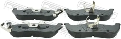 Комплект тормозных колодок, дисковый тормоз FEBEST 0201JA60R