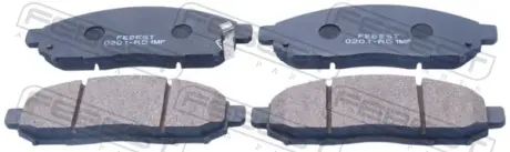 Комплект тормозных колодок, дисковый тормоз FEBEST 0201R51MF