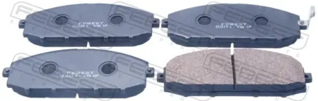 Комплект тормозных колодок, дисковый тормоз FEBEST 0201Y61F