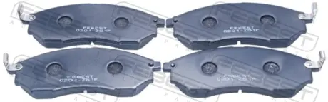 Комплект тормозных колодок, дисковый тормоз FEBEST 0201Z51F