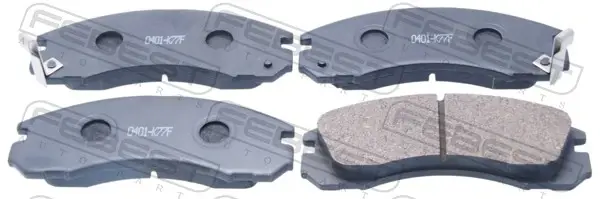 Комплект тормозных колодок, дисковый тормоз FEBEST 0401K77F (фото 1)
