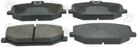 Комплект тормозных колодок, дисковый тормоз FEBEST 0701SN413F