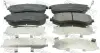 Комплект тормозных колодок, дисковый тормоз FEBEST 0801G12F (фото 1)
