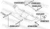Болт с эксцентриком CHEVROLET Lacetti, Nubira (96966756) (пр-во Febest) FEBEST 1029003KIT (фото 2)