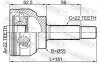 ШРУС ЗОВНІШНІЙ 22X55X22. CHERY(вир-во) FEBEST 1510-006 (фото 2)