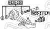 Болт з ексцентриком MB C-Class/E-Class 98-11 FEBEST 1629220 (фото 2)