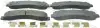 Колодки тормозные передние комплект FEBEST 2101F150V2F (фото 1)