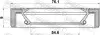 САЛЬНИК ПРИВОДУ 54.65X76.1X9X9, KIA, HYUNDAI(вир-во) FEBEST 95GAY56760909C (фото 2)
