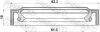 САЛЬНИК ПРИВОДУ 61.3X82.3X10X10. KIA. HYUNDAI (Вир-во) FEBEST 95IAS-63821010R (фото 2)