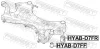 Сайлентблок рычага FEBEST HYABD7FF (фото 2)