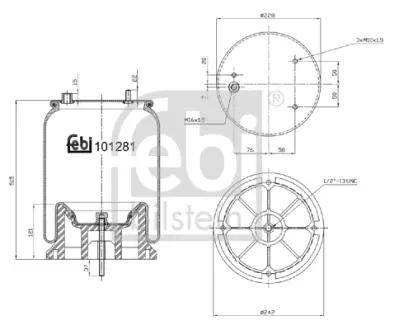 Пневмоподушка FEBI BILSTEIN 101281
