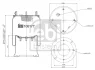 Подушка амортизуюча FEBI BILSTEIN 106177 (фото 1)