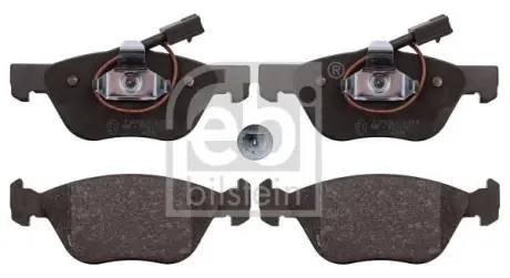Комплект тормозных колодок, дисковый тормоз FEBI BILSTEIN 116008
