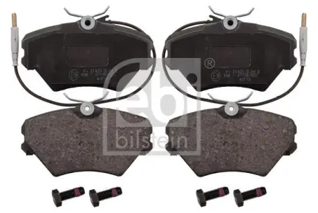 Комплект тормозных колодок, дисковый тормоз FEBI BILSTEIN 116182
