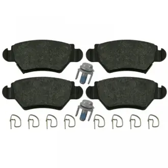 Комплект гальмівних колодок задн, OPEL ASTRA G, ASTRA G CLASSIC, ASTRA H, ASTRA H CLASSIC, COMBO, COMBO TOUR, CORSA C, ZAFIRA A 1.2-2.2D 02.98- FEBI BILSTEIN 16445