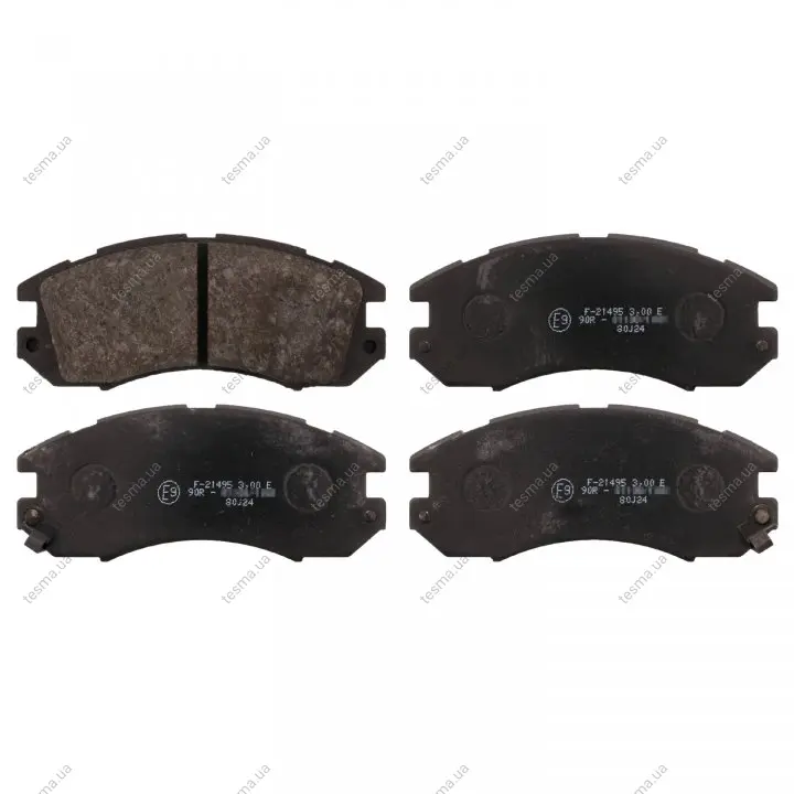 Комплект тормозных колодок, дисковый тормоз FEBI BILSTEIN 16720 (фото 1)