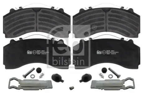 Комплект тормозных колодок, дисковый тормоз FEBI BILSTEIN 16997