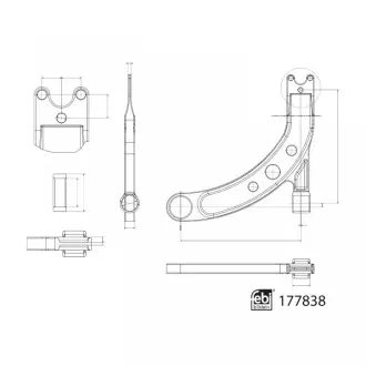 Важіль підвіски FEBI BILSTEIN 177838