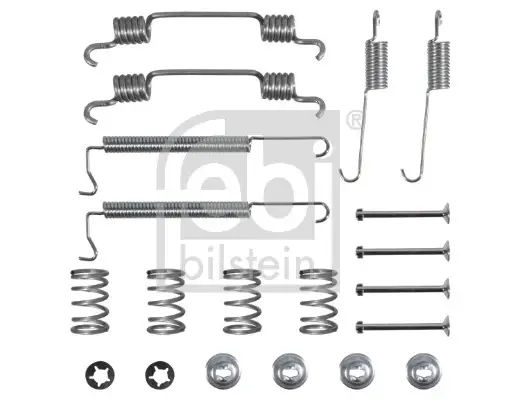 Монтажний набір гальмівної колодки OPEL ASTRA F, CORSA C, TIGRA, VECTRA A 1.0-2.0 09.88-12.12 FEBI BILSTEIN 182187 (фото 1)