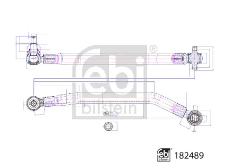 Реактивна тяга FEBI BILSTEIN 182489