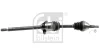Вал приводний правий NISSAN QASHQAI I (J10, NJ10) DUALIS, X-TRAIL II (T31) (вир-во FEBI) FEBI BILSTEIN 183086 (фото 1)
