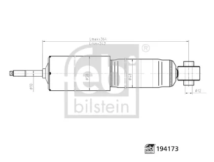 FEBI - Амортизатор FEBI BILSTEIN 194173