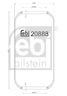 Пневморесора підвіски FEBI BILSTEIN 20888