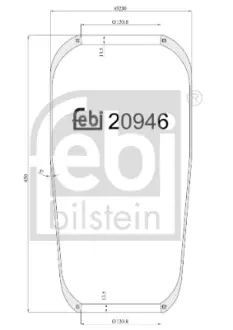 Пневмоподушка FEBI BILSTEIN 20946