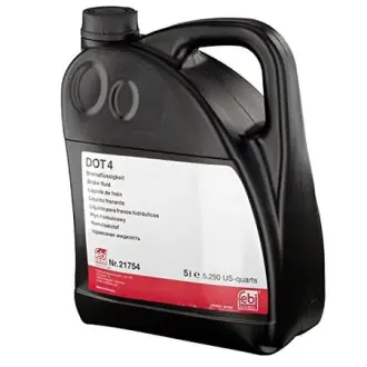 Жидкость тормозная, FEBI DOT-4 Brake fluid, 5L FEBI BILSTEIN 21754