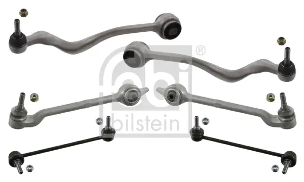 Комплект передніх важелів передн BMW 5 (E39), 5 (E60), Z8 (E52) 2.0-4.9 09.95-03.10 FEBI BILSTEIN 33371 (фото 1)