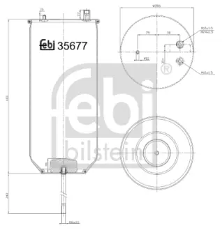 Подушка амортизуюча FEBI BILSTEIN 35677