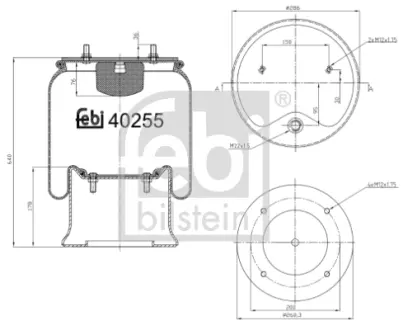 Подушка амортизуюча FEBI BILSTEIN 40255