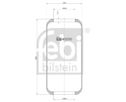 Подушка амортизуюча FEBI BILSTEIN 45090