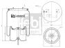Пневмоподушка FEBI BILSTEIN 45660 (фото 1)