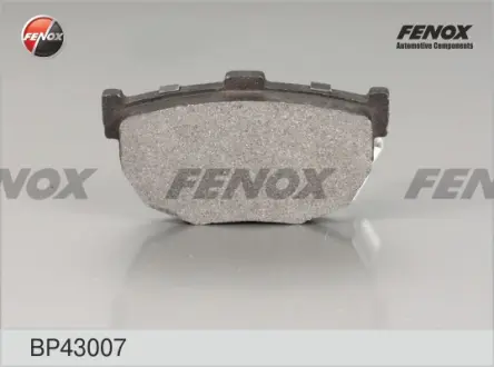 Комплект тормозных колодок, дисковый тормоз FENOX BP43007