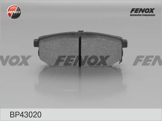 Комплект тормозных колодок, дисковый тормоз FENOX BP43020 (фото 1)