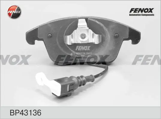 Комплект тормозных колодок, дисковый тормоз FENOX BP43136 (фото 1)
