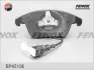 Комплект тормозных колодок, дисковый тормоз FENOX BP43136 (фото 1)